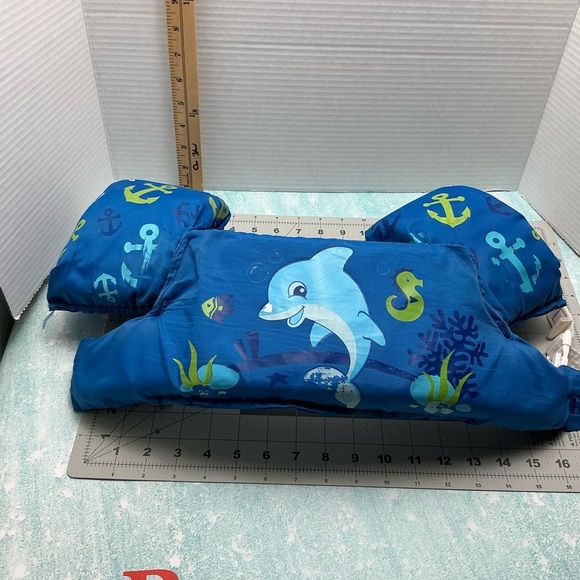 Blue Dolphin and Anchor Themed Life Jacket - Picture 2 of 7